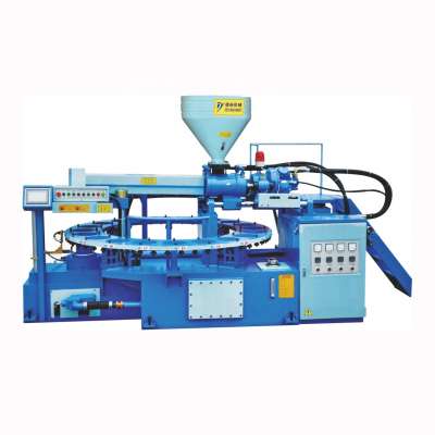 Used redecoration rotary Sole injection moulding machine with new electronic parts