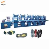 Automatic rubber sole vucanizer/slippers making machine