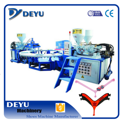 PVC TPR Shoe strap Injection Molding Machine (Three Color)