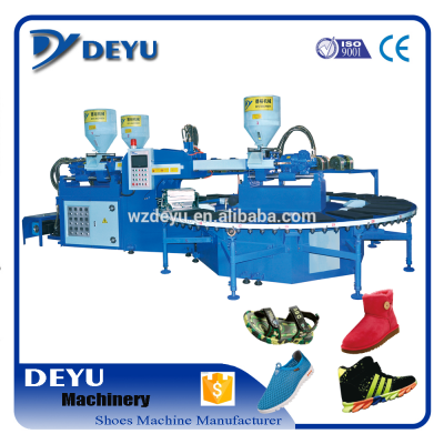 DY-3124C Full Automatic One Injection Head Three-Color Rubber Plastic Shoe Sole Machine