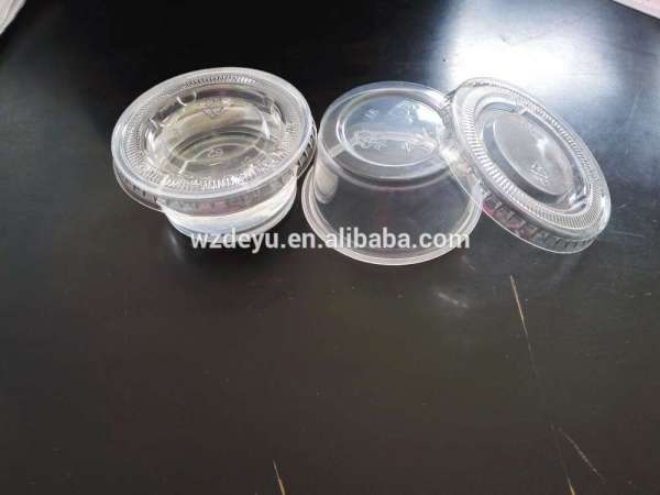 0.75oz PP Plastic portion cups with lids