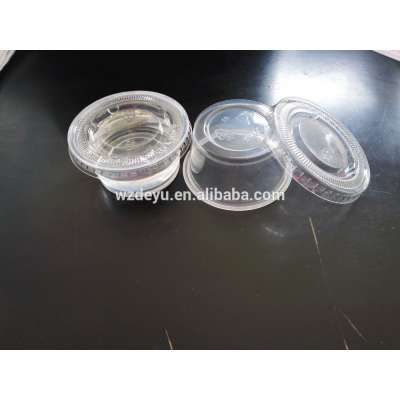 0.75oz PP Plastic portion cups with lids